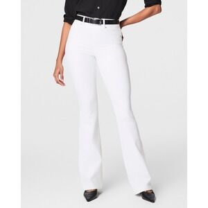 SPANX Shape EveryWear Flare Jeans Plus Size 3X White Tummy Tamer Stretch Comfort